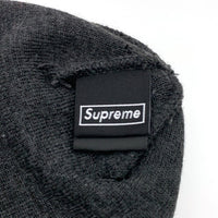 SUPREME シュプリーム 21AW New Era ニューエラ Box Logo Beanie ボックスロゴ ビーニーキャップ チャコール アクリル 福生店