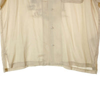 AVIREX アヴィレックス 783-4123601 フラミンゴ刺繍 オープンカラーシャツ クリーム sizeF 瑞穂店