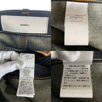 SUGARHILL シュガーヒル CLASSIC DOUBLE KNEE DENIM PANTS 馬革 ホースレザー クラシック ダブルニー デニムパンツ リジットインディゴ CLASS003 Size 32 福生店