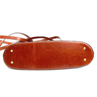 BALLY バリー レザー かごバッグ ストロー バイカラー トートバッグ ブラウン 瑞穂店