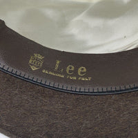 Lee Royal リー ロイヤル Beaver Finish フェルトハット ダークブラウン Size 7 1/4 福生店