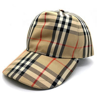BURBERRY LONDON バーバリーロンドン 23SS ヘビーコットンノバチェック ベースボールキャップ 帽子 ベージュ 8026929 Size M 福生店