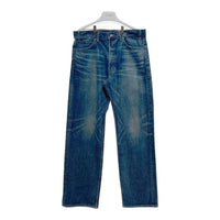 CELINE セリーヌ W BF 007 N726 365M 07DU ボタンフライ ストレートデニムパンツ ジーンズ インディゴ USED加工 Size 31 瑞穂店
