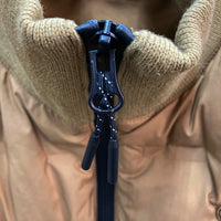 LACOSTE ラコステ BH079EL CLOMAX 止水ジップ 中綿ベスト ブラウン sizeXS 瑞穂店