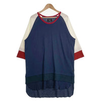 glamb グラム Tri layered CS トライレイヤードカットソー ラグランスリーブ ホワイト ネイビー GB0120/CS01 Size 3 福生店