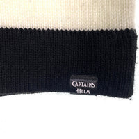 CAPTAINS HELM キャプテンズヘルム 17AW BORDER SWEATER ボーダークルーネックセーター ブラック ホワイト ポリ アクリル ウール Size L 福生店