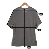 XLARGE エクストララージ 半袖スウェットクルーネック チャコールグレー 0121207 薄手 Size L 福生店