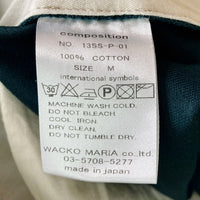 WACKO MARIA ワコマリア ホワイトステッチ ワークパンツ グリーン sizeM 瑞穂店