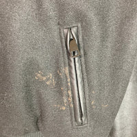 MAISON EMERALD メゾンエメラルド BASEBALL JACKET スマイリー スタジャン ブラック sizeL 瑞穂店