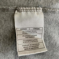 00's NIKE ナイキ モックネック ロングスリーブTシャツ 刺繡 グレー Size L 福生店