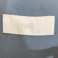 HARE ハレ 開襟オーバーシャツ&トロミハイウエストパンツ セットアップ ブルー sizeF 瑞穂店