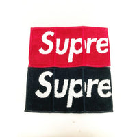 Supreme Imabari Pocket Folding Towels(Set of 2) 23SS "シュプリーム 今治 ポケット フォールディング タオル ハンドタオル 2枚セット レッド×ブラック 瑞穂店