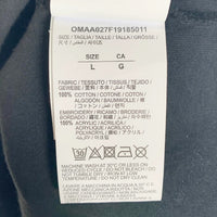 OFF-WHITE オフホワイト ABSTRACT ARROWS S/S SLIM TEE バックアロー刺繡 Tシャツ フェードブラック OMAA027F19185011 Size L 福生店