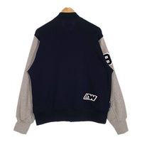 LOOPWHEELER ループウィラー スウェット スタジャン ワッペン ネイビー グレー Size M 福生店