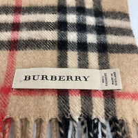 BURBERRY バーバリー ノバチェックカシミアマフラー ベージュ 瑞穂店