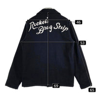 CHALLENGER チャレンジャー CLG-JK013-009 ROCKET'S MELTON JACKET メルトン 中綿シンサレート コーチジャケット ブラック sizeM 瑞穂店