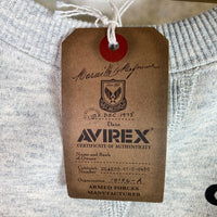 AVIREX アヴィレックス 6193461 ロゴプリント スウェット グレー sizeM 瑞穂店