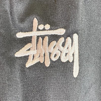 STUSSY ステューシー トラックパンツ USA製 サイドリフレクター ブラック sizeL 瑞穂店