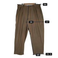 SSZ エスエスズィー 19AW event 2p Slacks ナイロン 2タック スラックス パンツ Size L 福生店