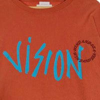 WIND AND SEA ウィンダンシー VISION ヴィジョン プリント ロングスリーブTシャツ オレンジ WDS-C-VISN-23-Q4-CS-01 Size XL 福生店