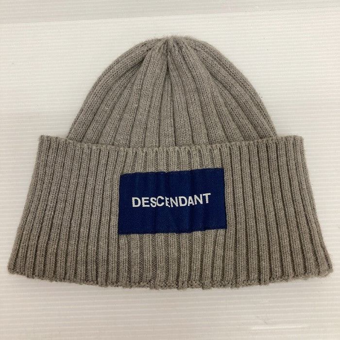 DESCENDANT ディセンダント ニットキャップ ニット帽 グレー sizeF 瑞穂店