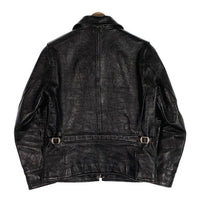 JOE McCOY ジョーマッコイ 30's SPORTS JACKET スポーツジャケット ホースハイド ブラック Size 34 福生店
