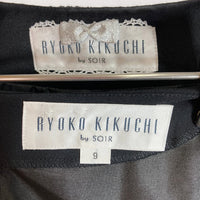 東京ソワール トウキョウソワール RYOKO KIKUCHI 冠婚葬祭 フォーマルスーツ ジャケット ワンピース セットアップ ブラック size9 瑞穂店