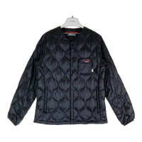 NANGA ナンガ オレンジ別注 キルト ダウンカーディガン ブラック sizeS 瑞穂店