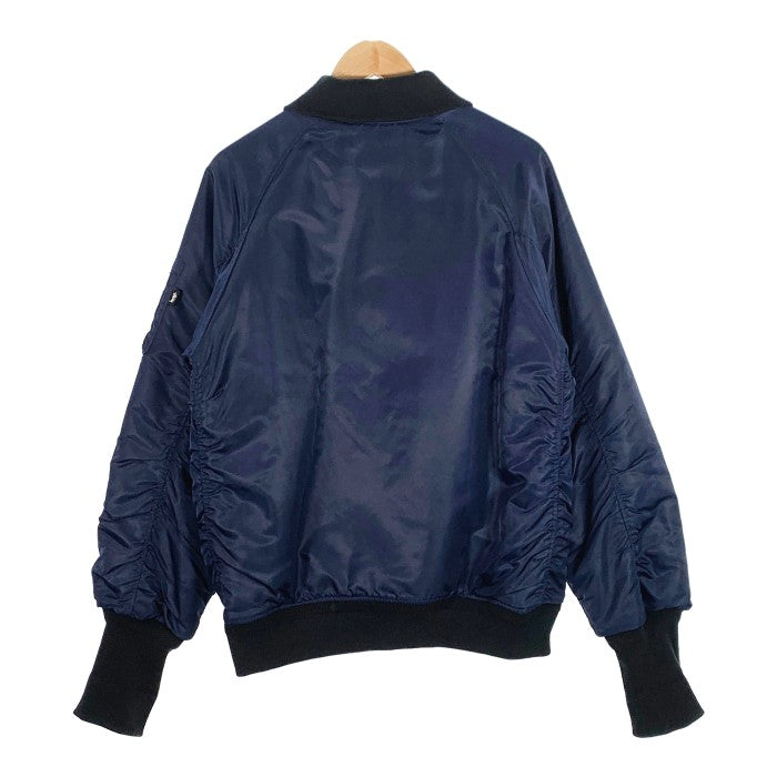 STUSSY ステューシー FRAGMENT DESIGN フラグメントデザイン MA-1 フライトジャケット ネイビー Size M 福生店