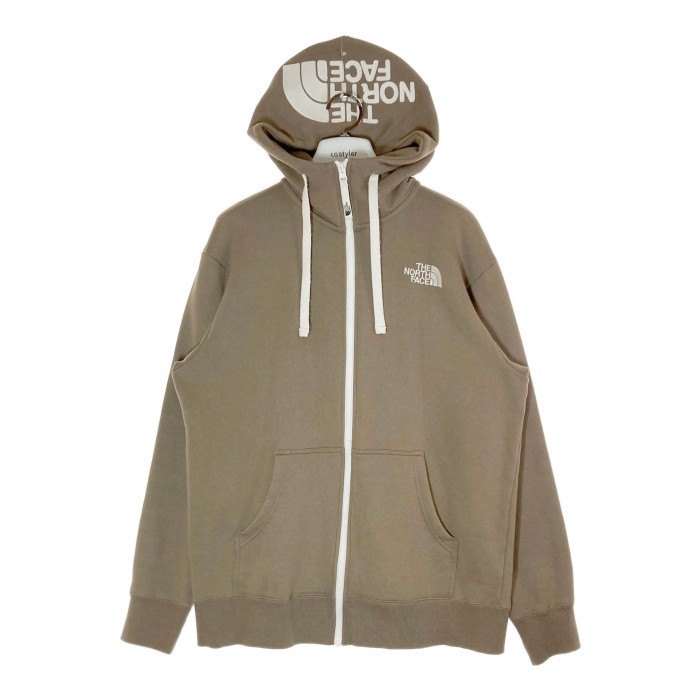 THE NORTH FACE ノースフェイス SWEAT FULLZIP HOODIE ジップアップ パーカー NT62130 ベージュ sizeL  瑞穂店