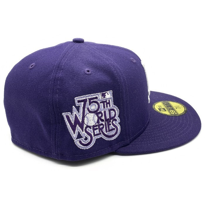 New Era ニューエラ 59FIFTY ロサンゼルスドジャース 75TH World Series キャップ パープル Size 7  3/8(58.7cm) 福生店