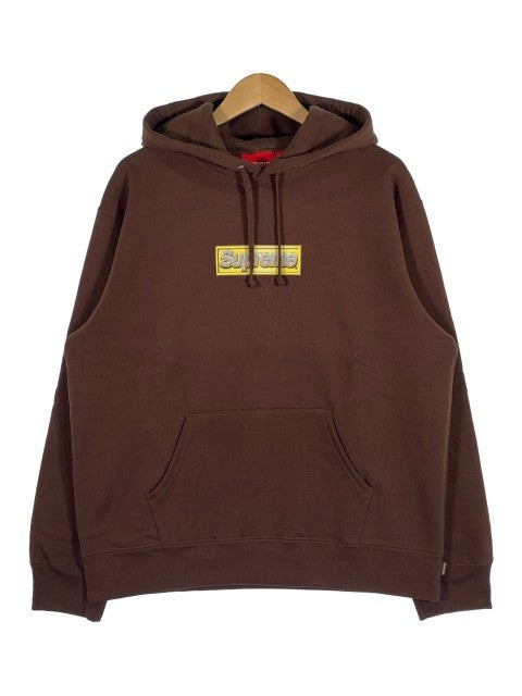 SUPREME シュプリーム 22SS Bling Box Logo Hooded Sweatshirt ブリング ボックスロゴ スウェットパーカー  Dark Brown ブラウン Size M 福生店