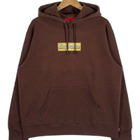 SUPREME シュプリーム 22SS Bling Box Logo Hooded Sweatshirt ブリング ボックスロゴ スウェットパーカー Dark Brown ブラウン Size M 福生店