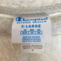 THE MET × CHAMPION ザ メット チャンピオン CITY SCAPE REVERSE WEAVE CREW SWEAT "METROPOLITAN MUSEUM OF ART" クルーネックスウェット リバースウィーブ メトロポリタン美術館 グレー sizeXL瑞穂店