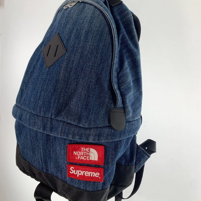 supreme×the north face 2015 デニムリュック バッグバッグ - バッグ