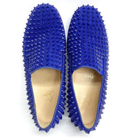 Christian Louboutin クリスチャンルブタン スタッズスリッポン ブルー size40 瑞穂店