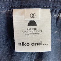 niko and.. ニコアンド RIRANCHAサロペパンツ ネイビー size3(M) 瑞穂店