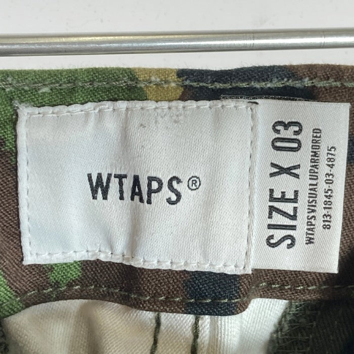 WTAPS ダブルタップス WMILL-65 TROUSER バックサテンカーゴトラウザー