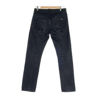 SAINTLAURENT PARIS サンローランパリ ブラックデニムパンツ スリムストレート 670614 YF899 Size 28 福生店