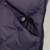 COMFY コンフィー ALL DOWN FILLED プルオーバー キルティング ダウンベスト ネイビー Size 福生店
