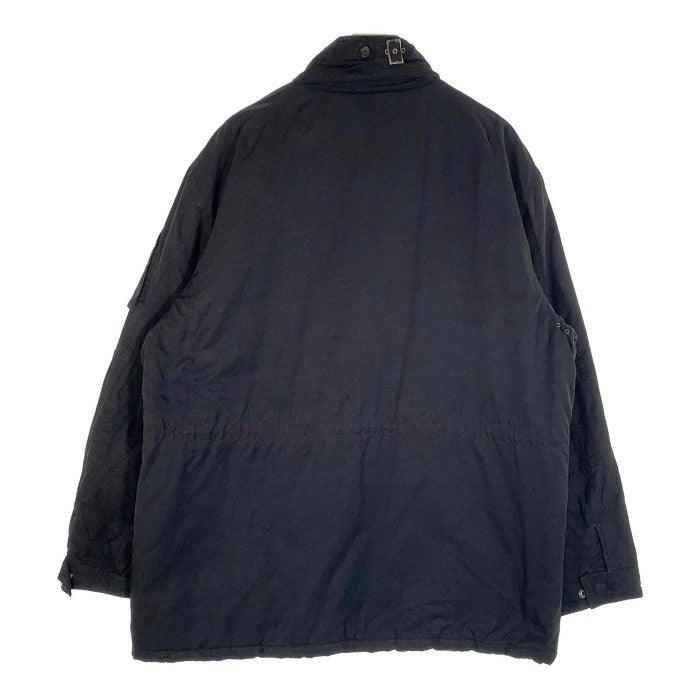 ポロラルフローレン ブラックコート　ミリタリー　ジャケット皮革羊革