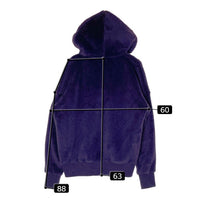 HYSTERIC GLAMOUR ヒステリックグラマー HELLO BEAR刺繍ビッグパーカー パープル sizeFREE 瑞穂店