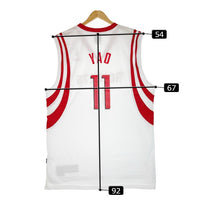 REEBOK リーボック NBA ROCKETS 11 YAO ルーキーズ ユニフォーム ホワイト size2XL 瑞穂店