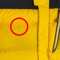 THE NORTH FACE ノースフェイス SUMMIT SERIES HYVENT 800 Fill ダウンジャケット イエロー 韓国 NFD00B65 Size 110(XXL) 福生店