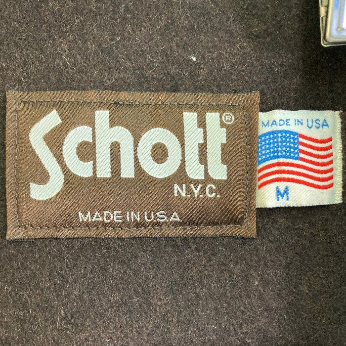 Schott ショット ダッフルコート ブラウン sizeM 瑞穂店