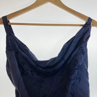 vivienne westwood ヴィヴィアンウエストウッド S26CT0641 NAVY BLUE PATTERNED SLIP DRESS 花柄ワンピース size40 瑞穂店