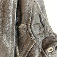 HORN WORKS ホーンワークス レザージャケット ライダース シングル ブラック sizeL 瑞穂店