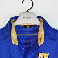 LOUDMOUTH ラウドマウス ロゴ刺繍 半袖ポロシャツ ブルー sizeM 瑞穂店