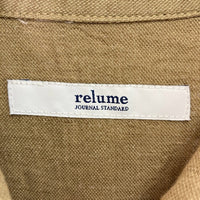 journal standard relume ジャーナルスタンダード レリューム セットアップ ジャケット パンツ ベージュ size36 瑞穂店