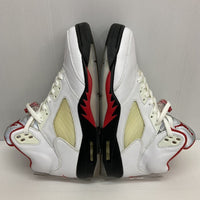 NIKE ナイキ AIR JORDAN5 RETRO Fire Red エアジョーダン5 レトロ ファイア レッド DA1911-102 ホワイト size27.5cm 瑞穂店